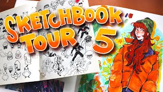 Sketchbook Tour 5  April  November 2023 [upl. by Ahiel815]