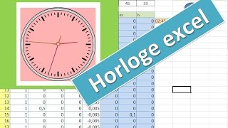 Horloge Excel Nouveauté [upl. by Ia]