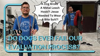 FAQ Do Dogs Ever Fail Our Evaluation Process Short Answer Dogs Dont Owners Do [upl. by Iridis]