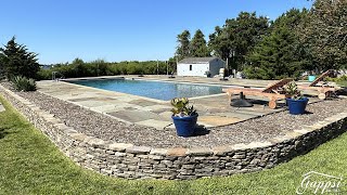 Gunite Pool Renovation and Redesign in East Islip NY [upl. by Shalne]