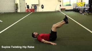 Supine Twisting Hip Raise [upl. by Ezzo]