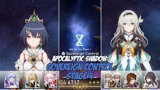 Yunli E0 amp Firefly E1  New Apocalyptic Shadow Sovereign Control Stage 4  Honkai Star Rail [upl. by Stoll]