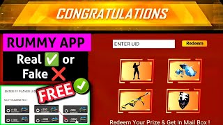 Rummy Circle App Se free Diamond kaise milega Rummy Circle app Real or Fake rummy Circle free fire [upl. by Ailahk]