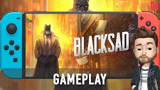 Blacksad Under the Skin Gameplay  Nintendo Switch No commentary [upl. by Llednav]