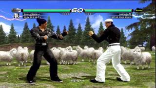 Tekken 6 Kazuya Mishima vs Jin Kazama [upl. by Dempstor]