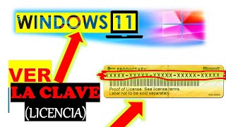 Cómo ver la clave de activación de Windows 11 [upl. by Atinnek153]