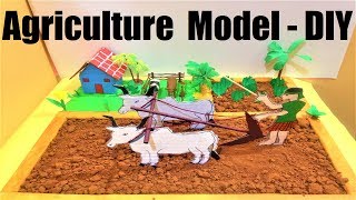 agriculture model making DIY  science project  organic farming  science model  howtofunda [upl. by Ecnarwal599]