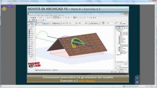 ArchiCAD 15 Tutorial Connessioni tra elementi 3D [upl. by Yenal545]