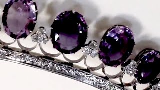 Antique Tiara with Amethysts and Diamonds [upl. by Acassej]