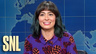 Weekend Update Melissa Villaseñor on How to Quarantine Alone  SNL [upl. by Gary14]