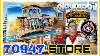 🤠 PLAYMOBIL WESTERN STORE 70947 TIENDA DEL ANTIGUO OESTE REEDICIÓN DE PLAYMOBIL 2021🤠 [upl. by Sosna]