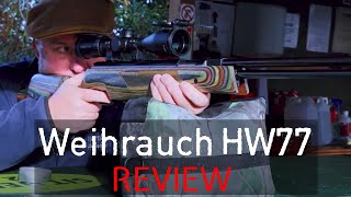 Weihrauch HW77 Review amp Test Shooting [upl. by Ayila]