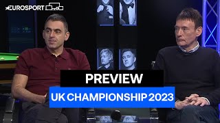 quotWIDE OPENquot 🔥  Snooker legends Ronnie OSullivan amp Jimmy White preview the 2023 UK Championship 😎 [upl. by Bridgette]