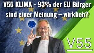 V55 KLIMA  93 der EU Bürger sind EINER Meinung – WIRKLICH [upl. by Noiramaj]