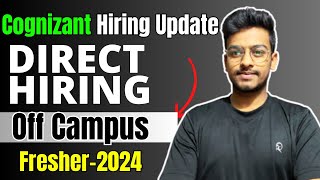 Cognizant Hiring Update  Off Campus Drive For 2024 2023 2022 2021 Batch  Fresher  Kn Academy [upl. by Ilujna]