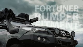 DIY Hamer King Series Bumper Installation on Jabari my Toyota Fortuner [upl. by Auohs]