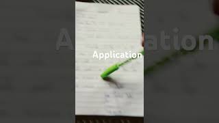 Application maa Lalita children school ke liye application kaise likha jata hai [upl. by Etnoval]