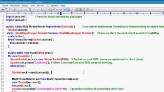 Client Server application socket programmingJava Program to Send a Message from Client to Server [upl. by Helmer377]