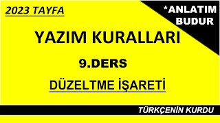 Yazım Kuralları  Düzeltme İşaretinin Kullanımı  Düzeltme İşaretinin Kullanıldığı Yerler [upl. by Leor]