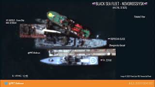 Satellite Imagery Shows the Olenegorsky GornyakGornyk Being Repaired Plus the SIG Tanker with Tugs [upl. by Gav]