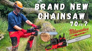 NEW Milwaukee Dual Battery Chainsaw  Is it as powerful as they claim [upl. by Bremen173]