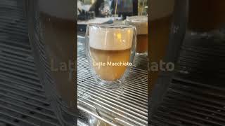 Latte lattemacchiato latteart milk barista coffemaker service [upl. by Acinoed903]