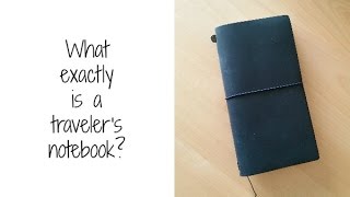 What exactly is a travelers notebook [upl. by Moore]