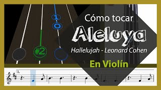 Cómo tocar quotAleluyaquot en Violin  Play along [upl. by Wootten]