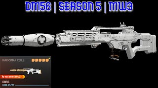 My Favorite Marksman Rifle Of All Time  Nuke Gameplay  Season 5 DM56 Best Class Setup  CODMW3 [upl. by Anyrtak]