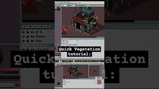 Quick Vegetation tutorial pixelart arttutorial indiegame tutorial gamedev art isometric [upl. by Ardyce611]