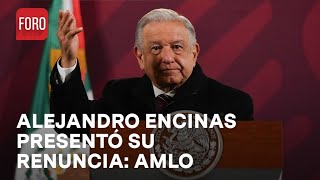 AMLO confirma renuncia de Alejandro Encinas Anuncia reemplazo  Expreso de la Mañana [upl. by Minette]