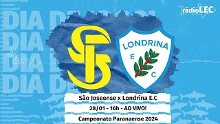 SÃO JOSEENSE 0X0 LONDRINA  280124  CAMPEONATO PARANAENSE  JORNADA ESPORTIVA RÁDIO LEC [upl. by Attenehs486]