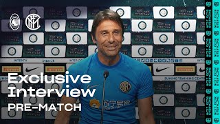 ATALANTA vs INTER  Antonio Conte Inter TV Exclusive PreMatch Interview SUB ENG 🎙⚫🔵 [upl. by Ahsilram]