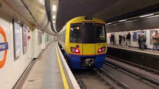 London Overground Train Leaving Wapping Station no2 [upl. by Robbin135]