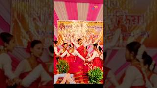 Assamese Group Danceshrots dance dancesong assamesesong trending BidyaswarRChenel [upl. by Ylesara]