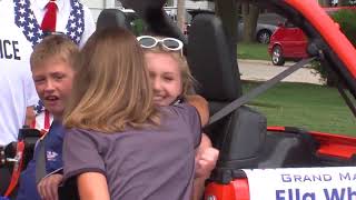 Ella Whistler prepares to grand marshal the Noblesville Fourth of July Parade [upl. by Isabelle]