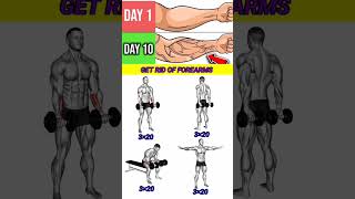 how to get rid of fourarms in 30 days at home  home workout [upl. by Ardnahsal720]