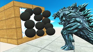 CANNON BALL TUNNEL VS MONSTERS  Animal Revolt Battle Simulator [upl. by Borlow]