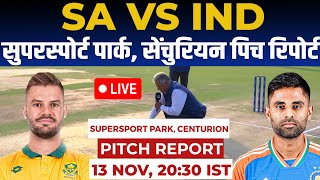 SA vs IND 2nd T20 Pitch Report supersport park centurion Pitch Report Centurion Pitch Report 2024 [upl. by Eissalc]