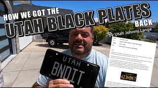 How we got the Utah Black Plates back [upl. by Hennessey]