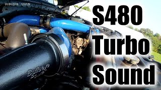 The Sound of a Borg Warner S480 Turbocharger on a 67 Powerstroke [upl. by Lyrem]