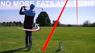 GOLF IRON STRIKE BASICS Stop The Fats and Thin Golf Shots [upl. by Caron545]