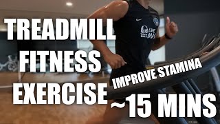 IMPROVE YOUR STAMINA 15 Treadmill Workout for Footballers  HIIT [upl. by Chas864]