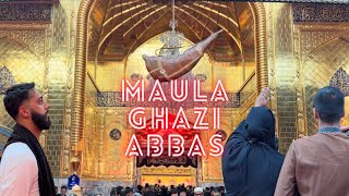 Ziyarat E Maula Ghazi Abbas  Ghazi Abbas Alamdar  Muharram 2023  Karbala  Reflexion Family [upl. by Yehsa]