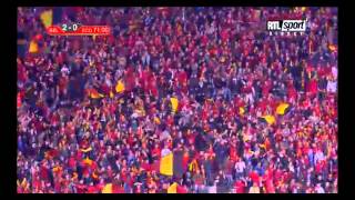 Belgique  Ecosse  20  Vincent Kompany GOAL  16102012 Qualification [upl. by Nivart]