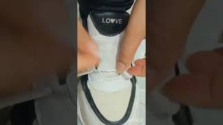 How to tie shoelaces effortlesslynew laces tutorialshoelacesshoeshackeasy shoelaces tying [upl. by Novyak779]