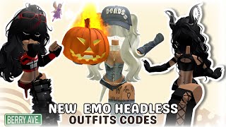 New 3 Emo Outfits ID Codes  Links For Brookhaven RP Berry Avenue And Bloxburg [upl. by Michey]