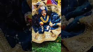 Laddu Gopal ji Handmade poshak With Pagdi fabric valvate Colour peacock blue [upl. by Ching]