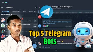 Top 5 Important Telegram Bots For Public Chatting Channels And Groups [upl. by Carce525]