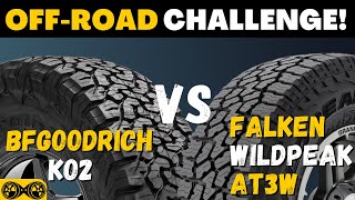 Falken Wildpeak AT3w vs BF Goodrich KO2 AllTerrain TA [upl. by Seem]